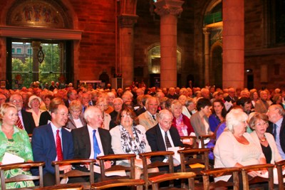 A section of the congregation at the service in St Anne's.